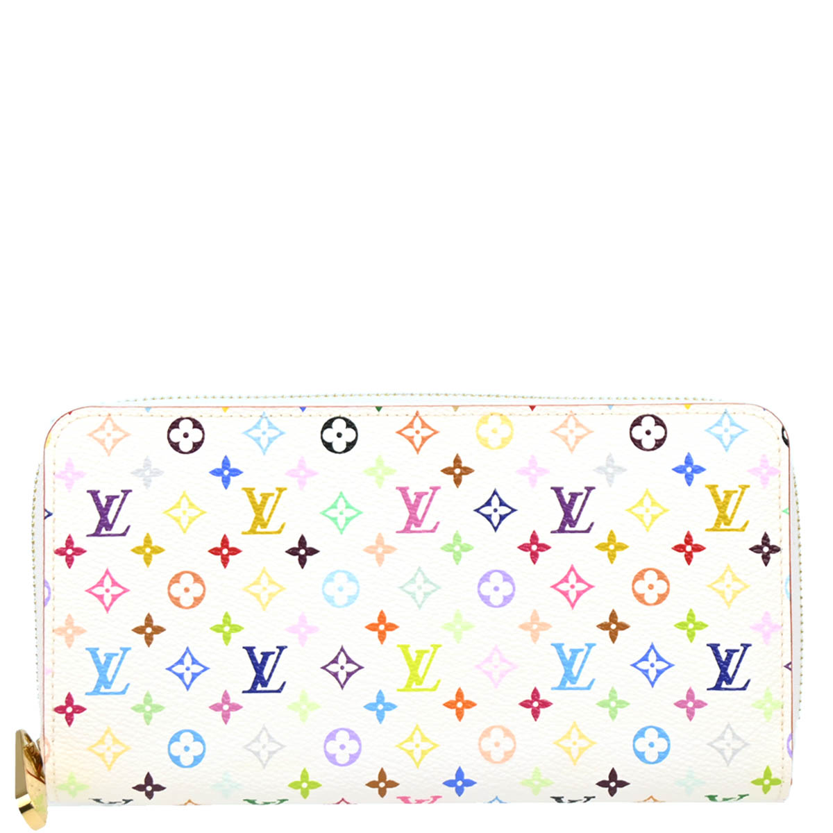 Louis Vuitton 2011 White Multicolor Zippy Wallet M60274