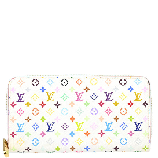 Louis Vuitton 2011 White Multicolor Zippy Wallet M60274