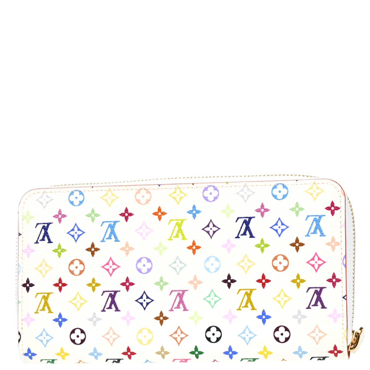 Louis Vuitton 2011 White Multicolor Zippy Wallet M60274