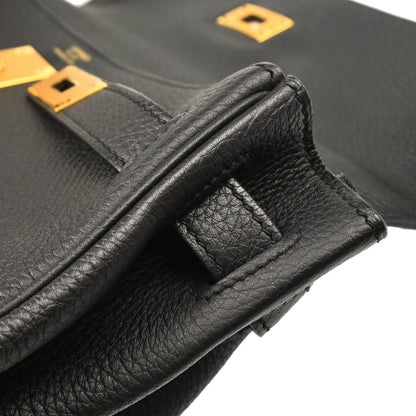 Hermes 2016 Black Togo Kelly 32 Retourne 2way Shoulder Handbag