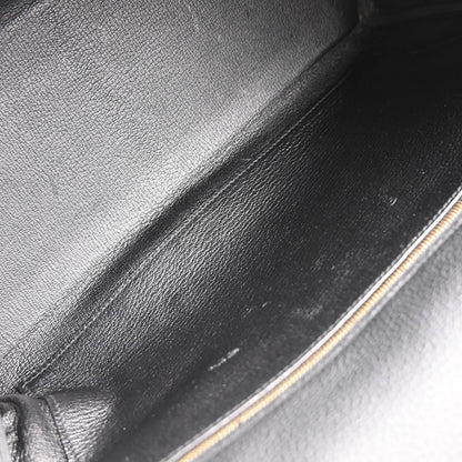 Hermes 2016 Black Togo Kelly 32 Retourne 2way Shoulder Handbag