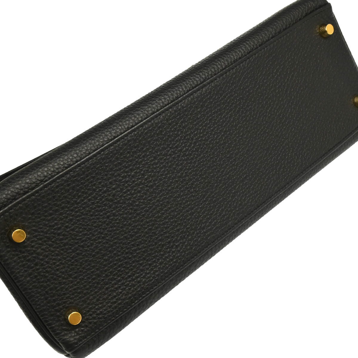 Hermes 2017 Black Togo Kelly 32 Retourne 2way Shoulder Handbag