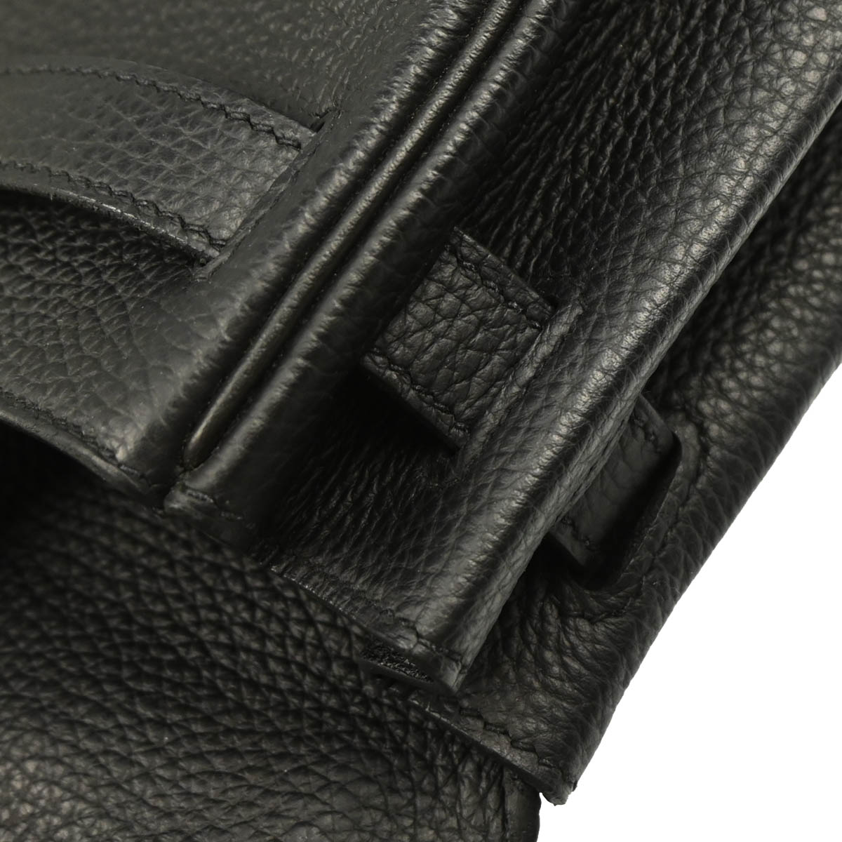 Hermes 2017 Black Togo Kelly 32 Retourne 2way Shoulder Handbag