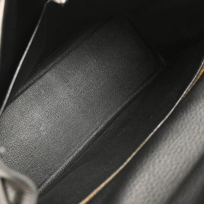 Hermes 2017 Black Togo Kelly 32 Retourne 2way Shoulder Handbag