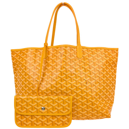 Goyard 2019 Yellow Saint Louis PM Tote Bag