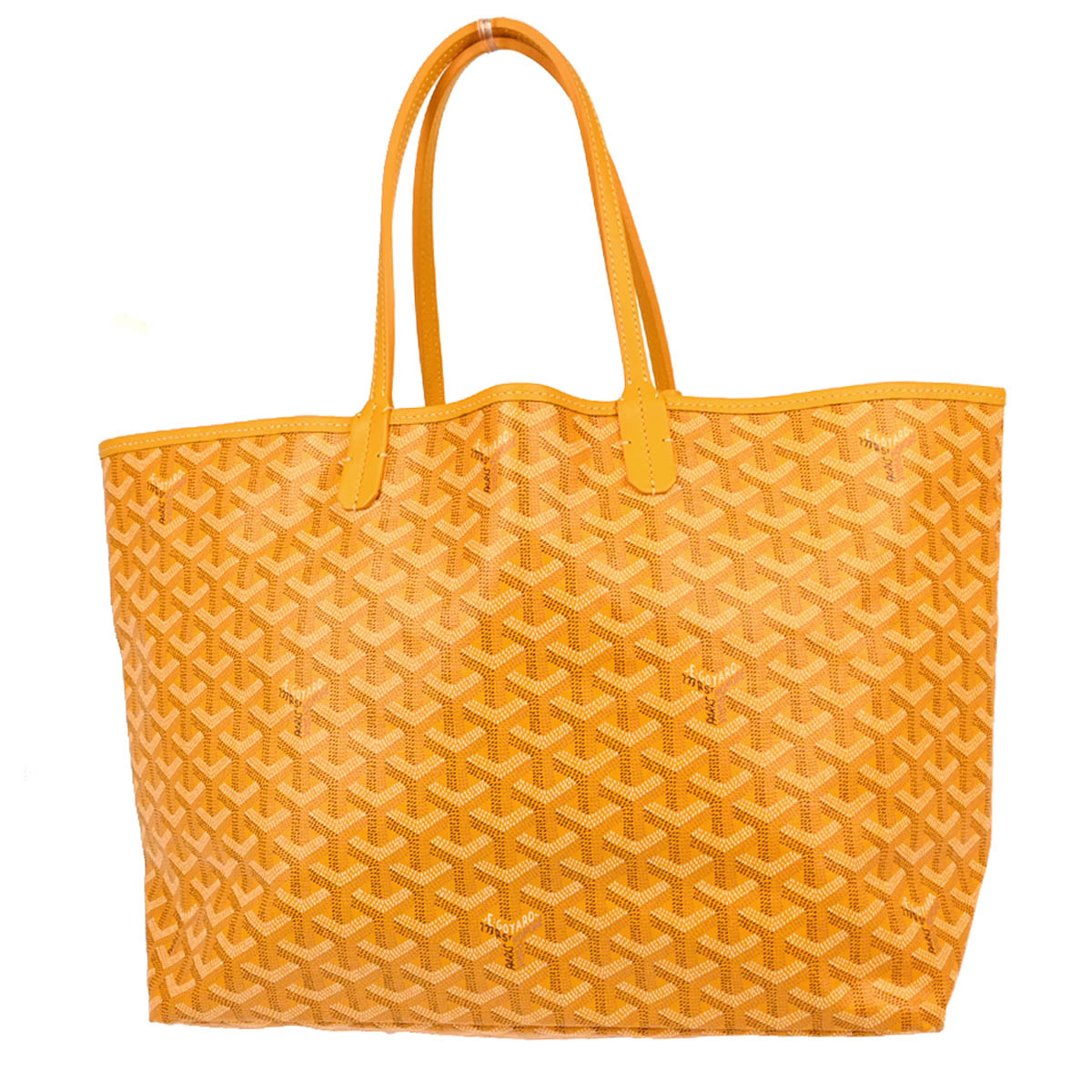 Goyard 2019 Yellow Saint Louis PM Tote Bag