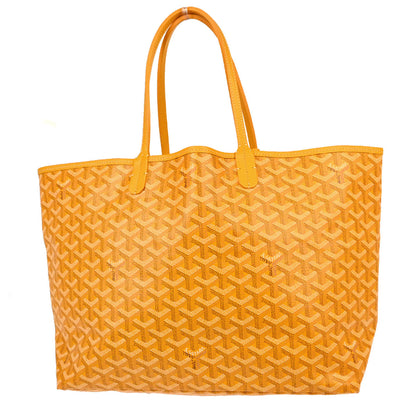 Goyard 2019 Yellow Saint Louis PM Tote Bag