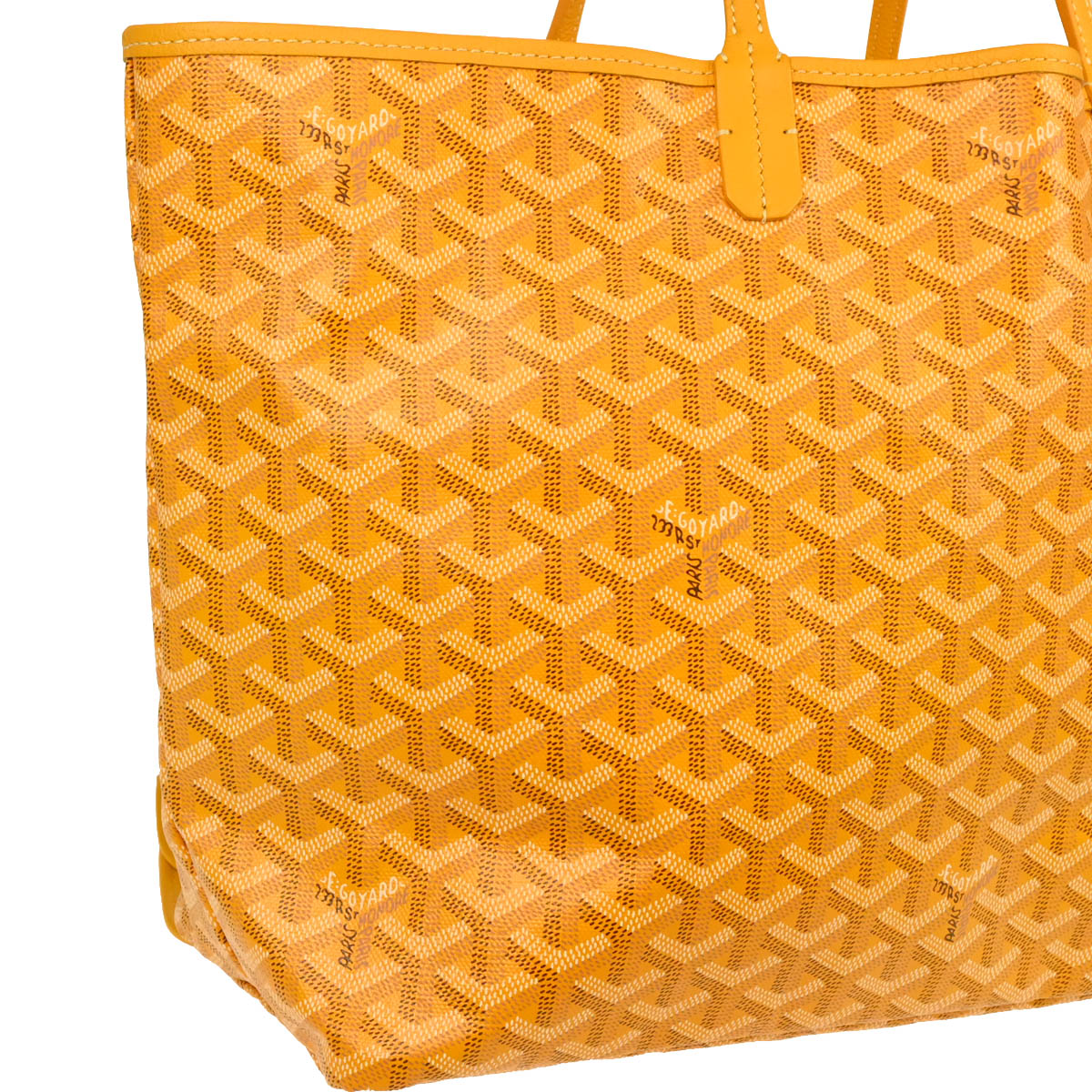 Goyard 2019 Yellow Saint Louis PM Tote Bag