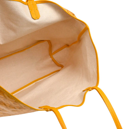 Goyard 2019 Yellow Saint Louis PM Tote Bag