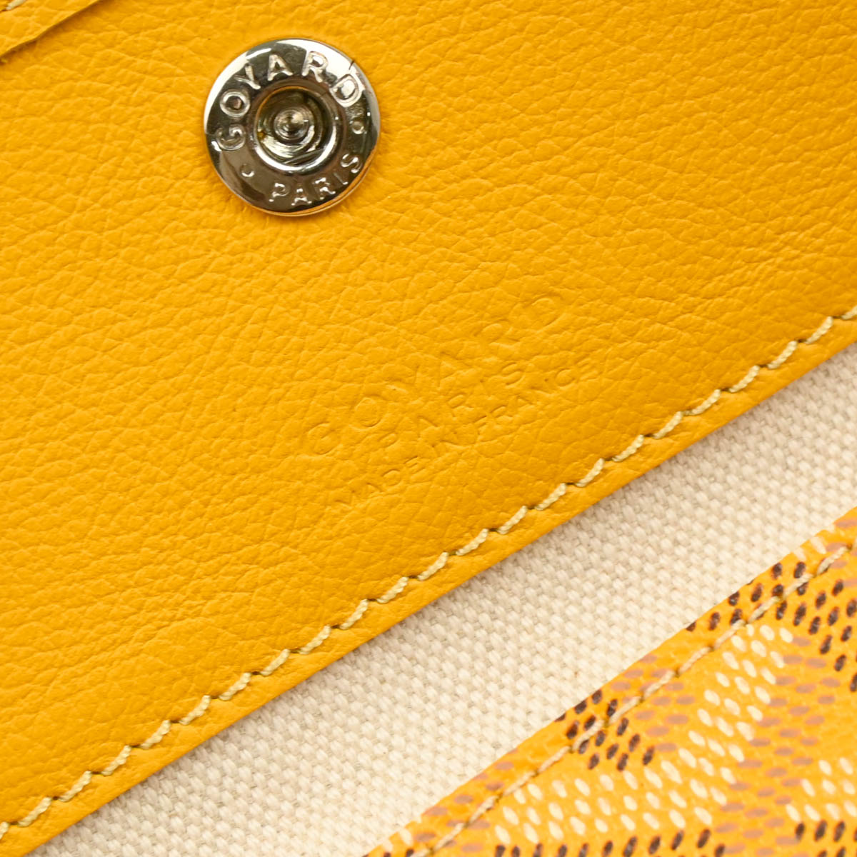 Goyard 2019 Yellow Saint Louis PM Tote Bag