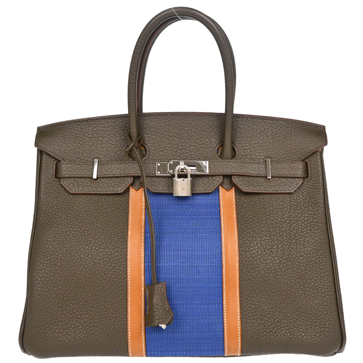 Hermes 2013 Vert Bronze Fjord Birkin Club 35 Handbag