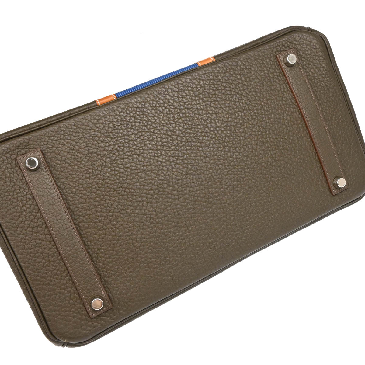 Hermes 2013 Vert Bronze Fjord Birkin Club 35 Handbag