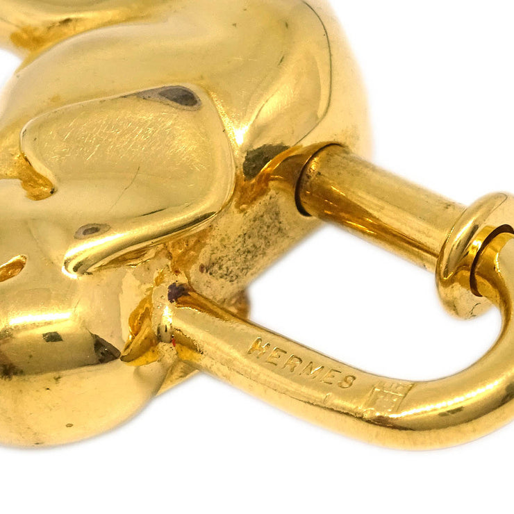 Hermes 1988 Elephant Cadena Gold Small Good