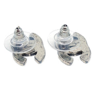 Chanel CC Piercing Earrings Silver 99A