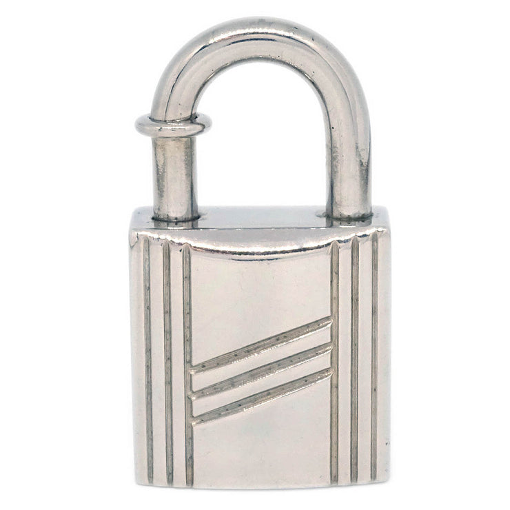 Hermes Annee Arbre 1998 Cadena Padlock Silver Small Good