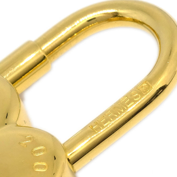 Hermes 2004 Annee De La Fantaisie Cadena Padlock Bag Charm Gold Small Good