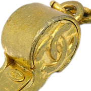 Chanel Gold Key Holder Whistle 96P Small Good