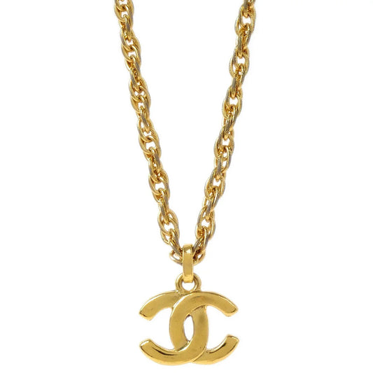 Chanel Gold CC Chain Pendant Necklace