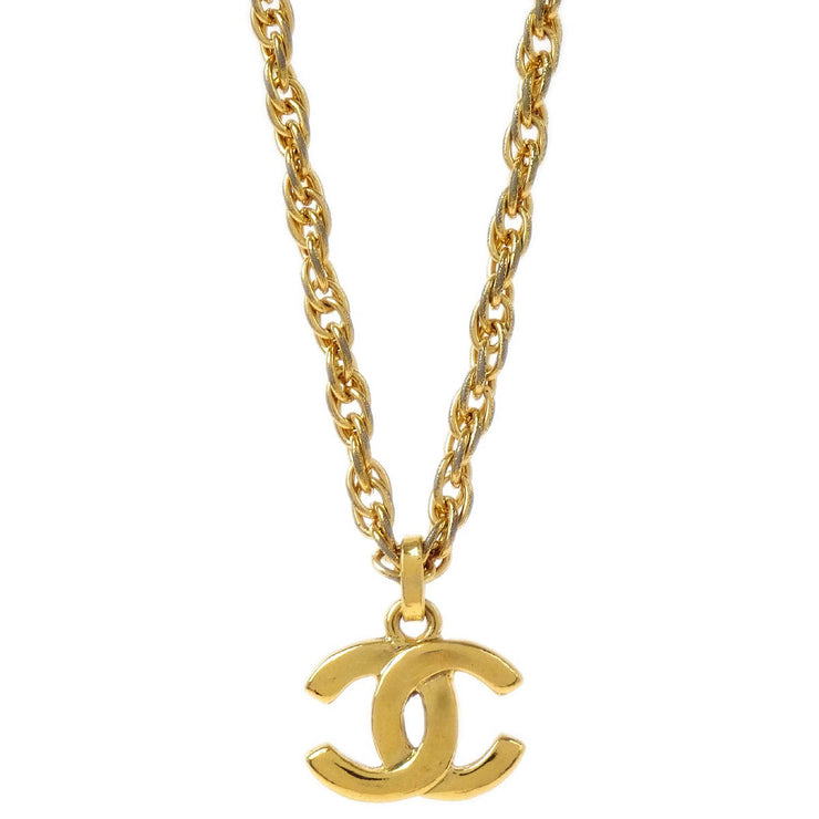 Chanel Gold CC Chain Pendant Necklace