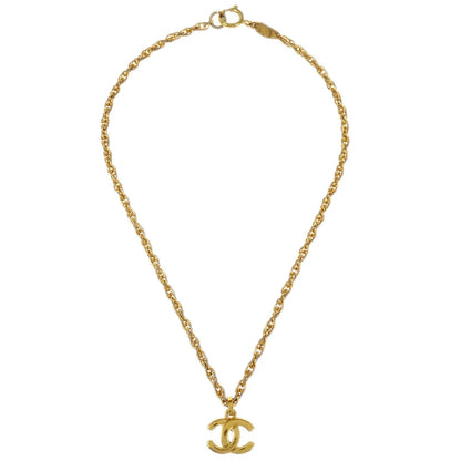 Chanel Gold CC Chain Pendant Necklace
