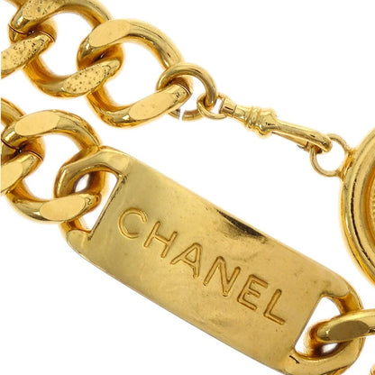 Chanel Chain Belt Medallion Gold Small Good