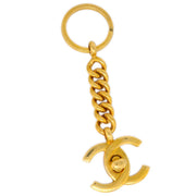 Chanel Gold Key Holder Turnlock 96A Small Good