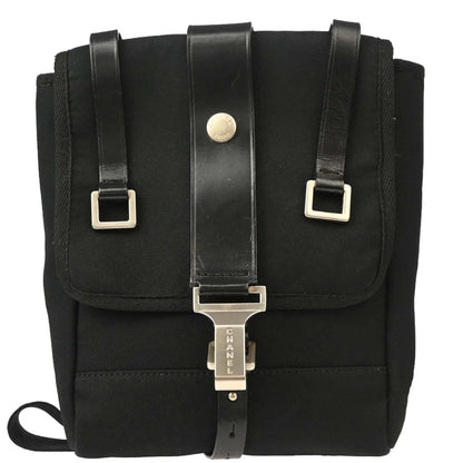 Chanel Black Canvas Sport Line Shoulder Bag