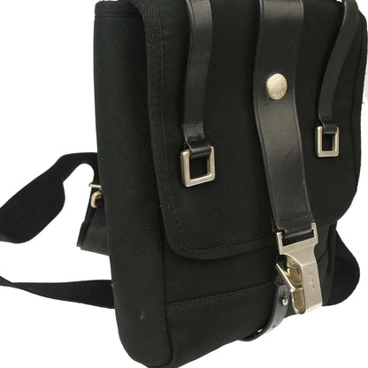 Chanel Black Canvas Sport Line Shoulder Bag