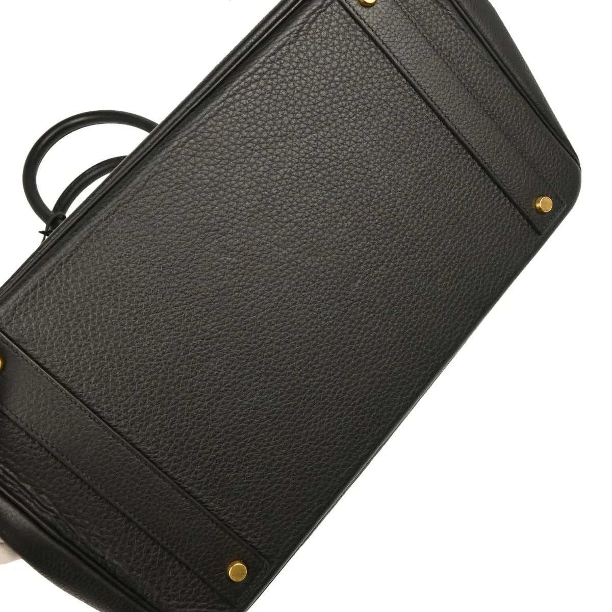 Hermes Black Togo Haut a Courroies 40 Handbag