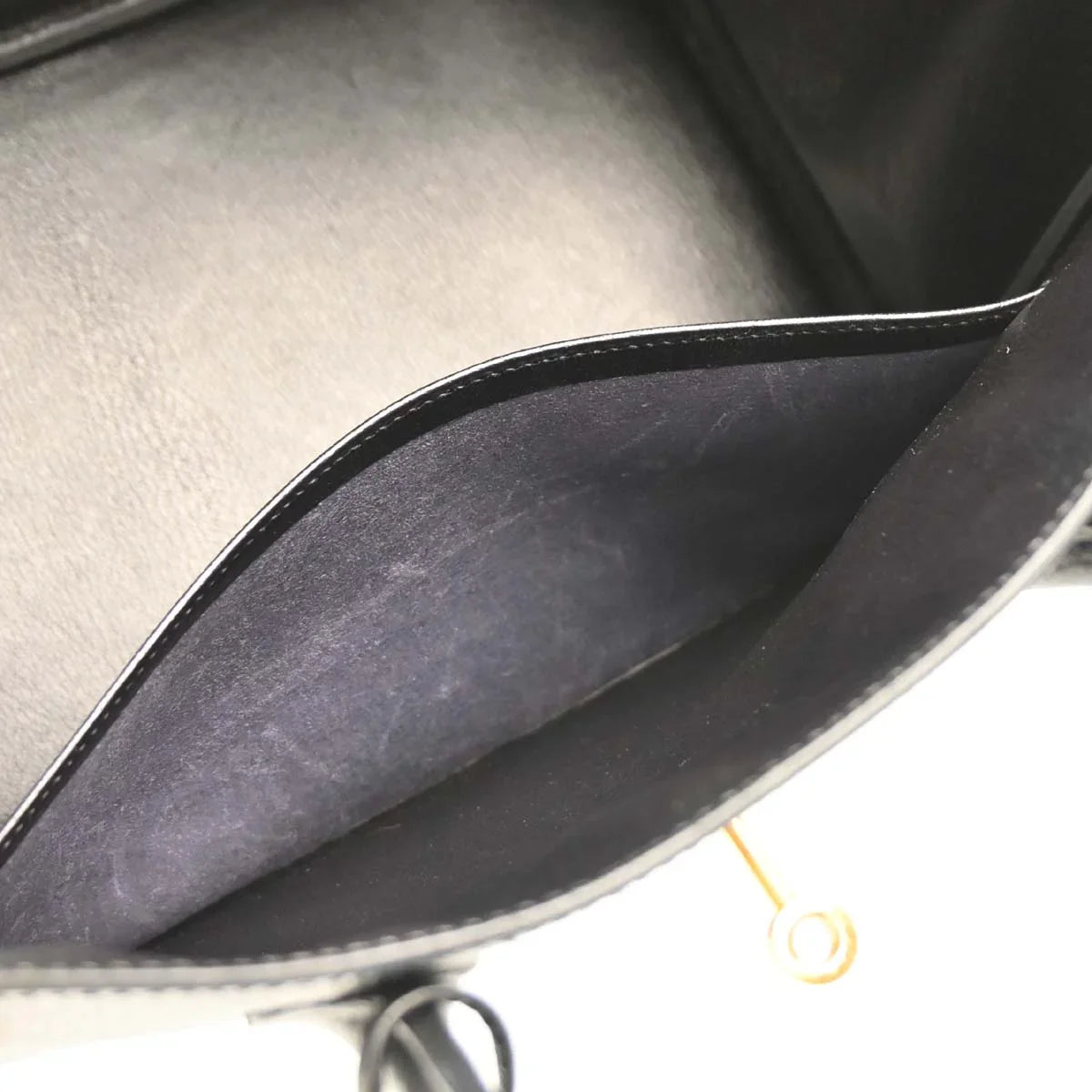 Hermes Black Ardennes Birkin 35 Handbag