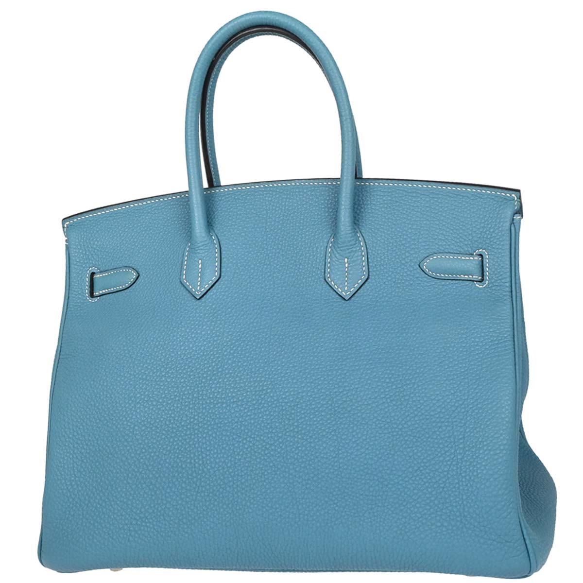 Hermes Blue Jean Togo Birkin 35 Handbag