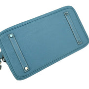 Hermes 2006 Blue Jean Togo Birkin 35 Handbag