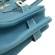 Hermes 2006 Blue Jean Togo Birkin 35 Handbag