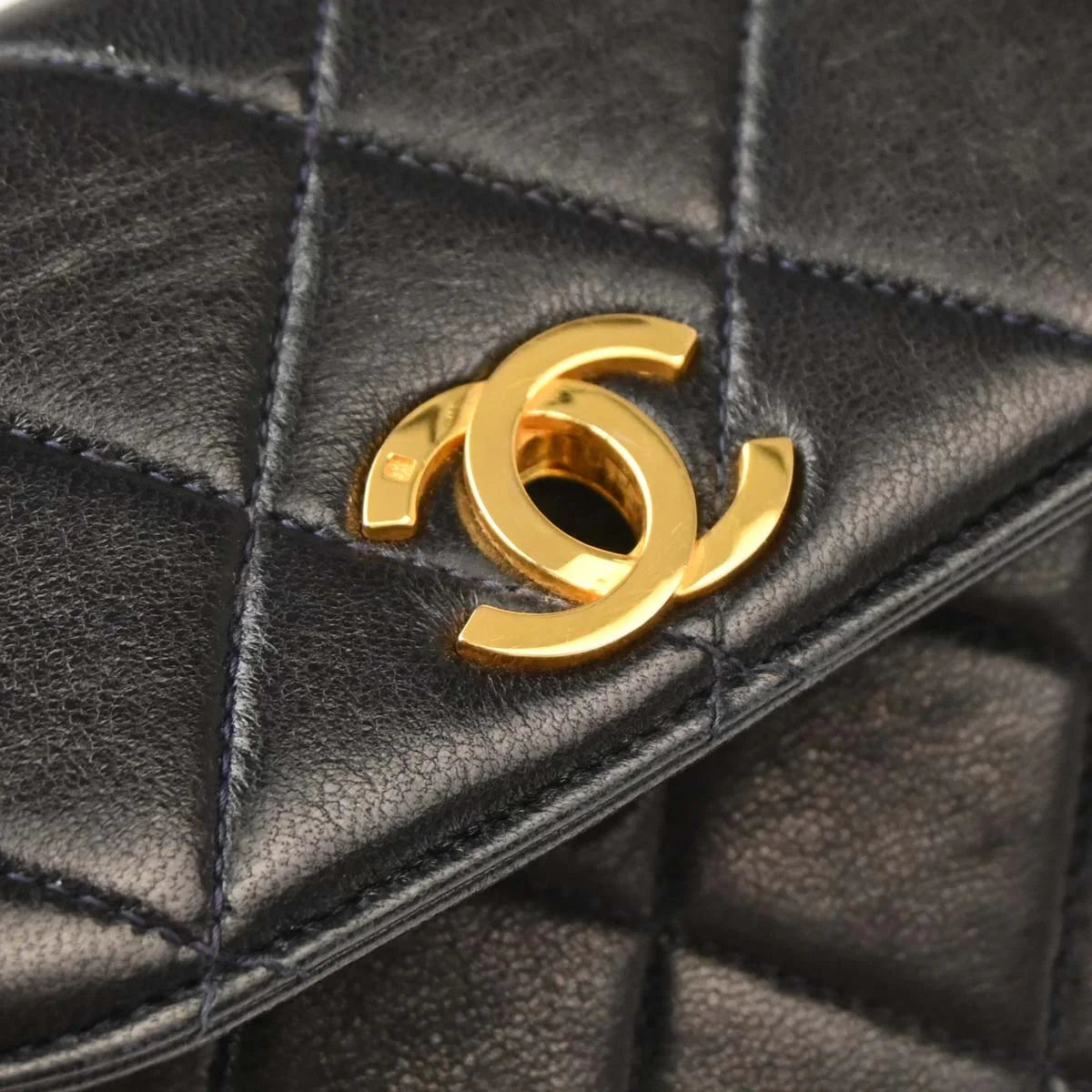 Chanel Black Lambskin Handbag