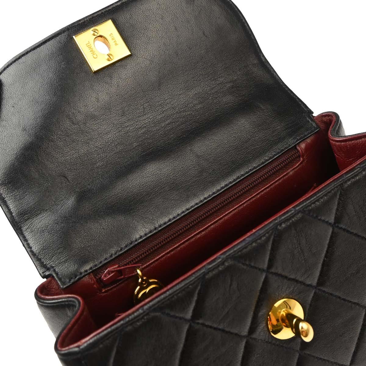Chanel Black Lambskin Handbag