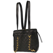 Chanel 1996-1997 Black Caviar Backpack