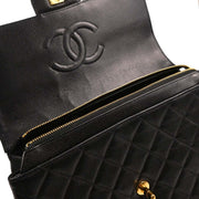 Chanel 1996-1997 Black Caviar Backpack