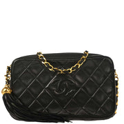 Chanel 1994-1996 Black Lambskin Camera Bag