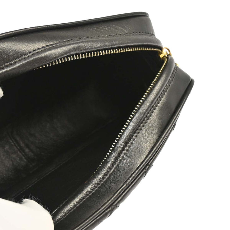 Chanel 1994-1996 Black Lambskin Camera Bag