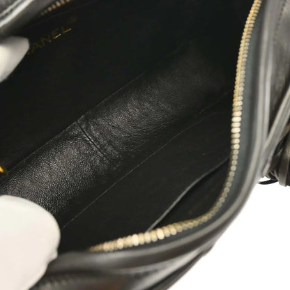 Chanel 1994-1996 Black Lambskin Camera Bag
