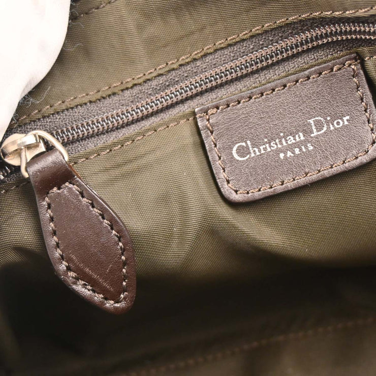Christian Dior Brown PVC Trotter Romantic Handbag