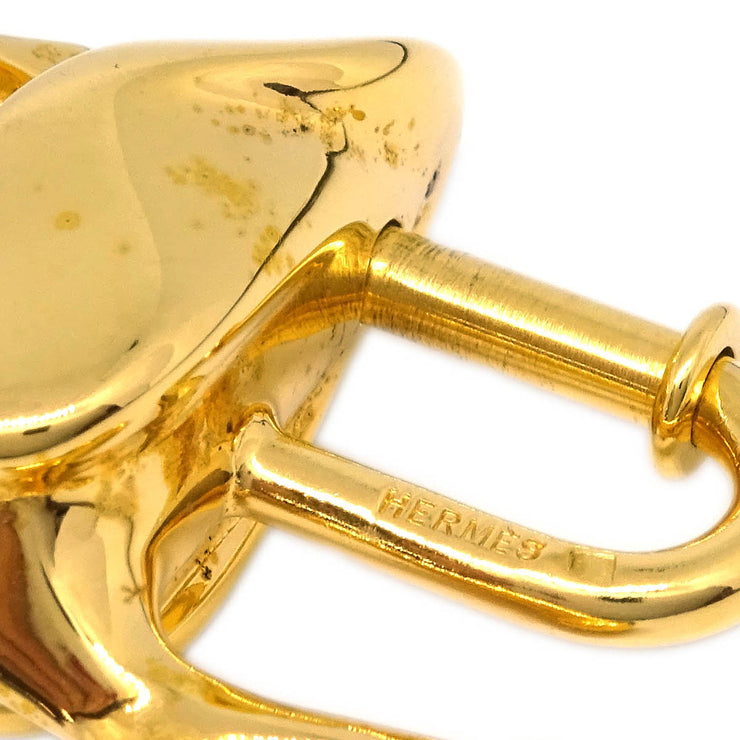 Hermes Pelican 1992 Cadena Padlock Gold Bag Charm Small Good