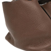 Hermes 2008 Chocolat Taurillon Clemence Picotin 22 MM Handbag