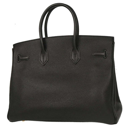 Hermes Black Togo Birkin 35 Handbag
