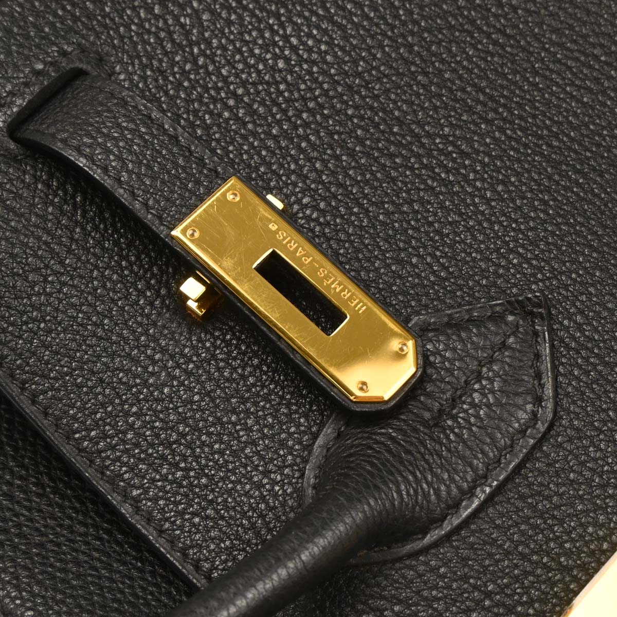 Hermes Black Togo Birkin 35 Handbag