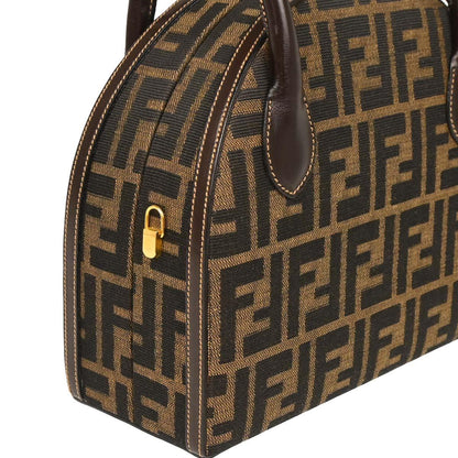 Fendi Brown Zucca 2way Shoulder Handbag