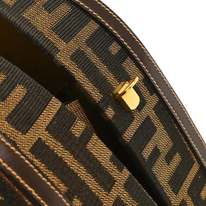 Fendi Brown Zucca 2way Shoulder Handbag