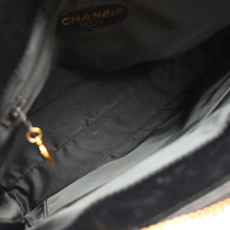 Chanel 1997-1999 Black Caviar Handbag