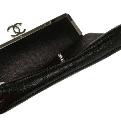 Chanel 2006-2008 Black Patent Leather Shoulder Bag