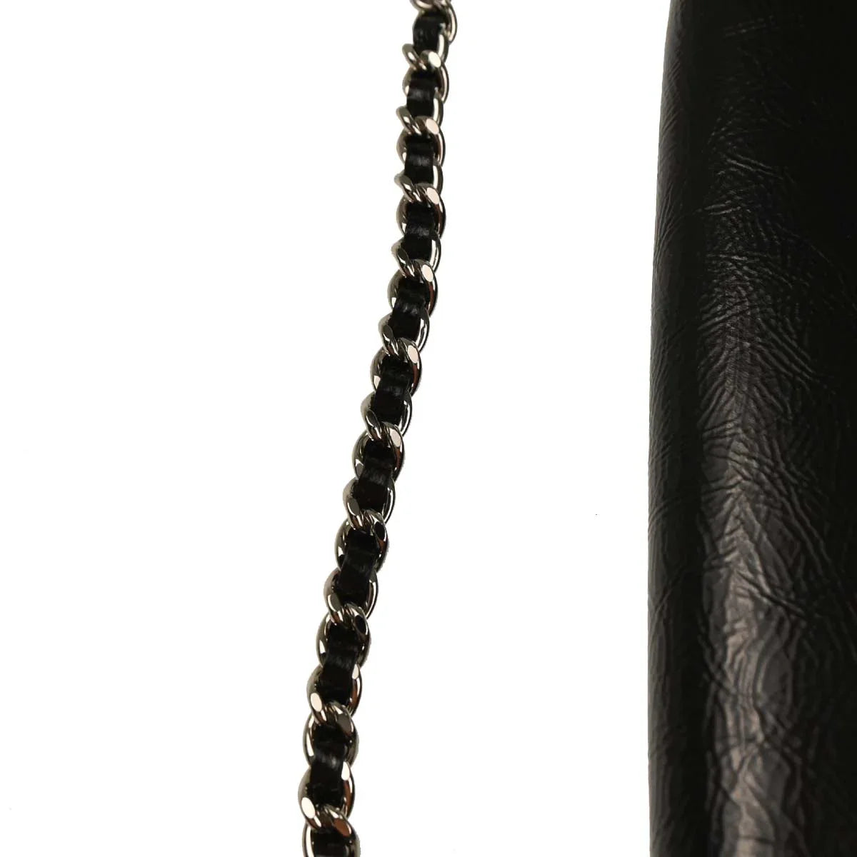 Chanel 2006-2008 Black Patent Leather Shoulder Bag